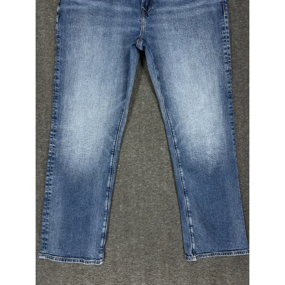 American Eagle Jeans Mens 34x30 (fits 34x29) Whiskering Airflex Original Bootcut